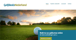 Desktop Screenshot of golfdealsnederland.nl